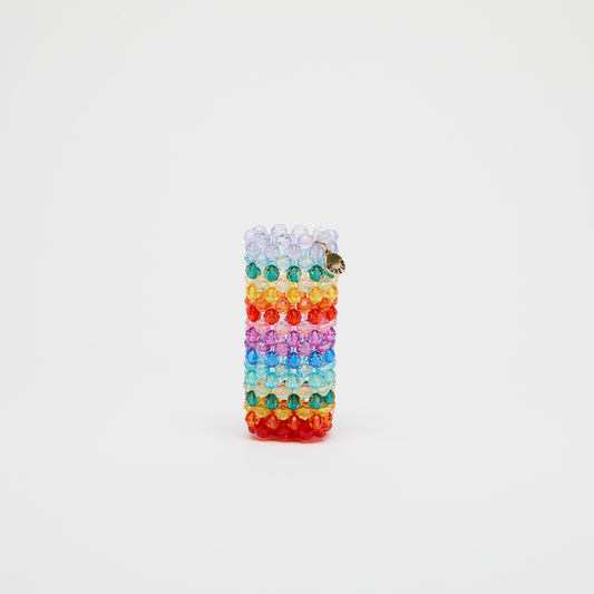 Rainbow Beaded Lighter Case